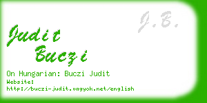 judit buczi business card